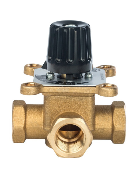 Клапан трехходовой смесительный STOUT 1/2" ВР, Kvs 2,5
