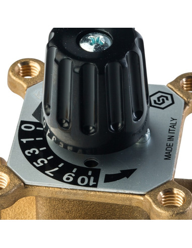 Клапан трехходовой смесительный STOUT 1/2" ВР, Kvs 2,5