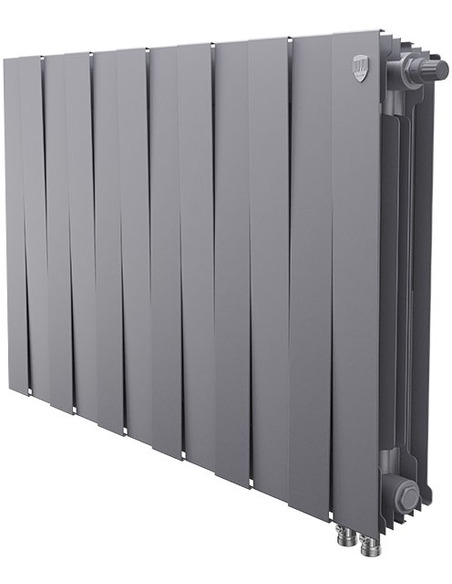 Биметаллический радиатор Royal Thermo PianoForte Silver Satin VDR 500 х12