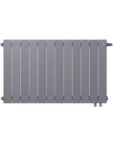 Биметаллический радиатор Royal Thermo PianoForte Silver Satin VDR 500 х12