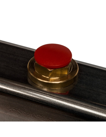 Коллектор STOUT из нержавеющей стали без расходомеров 3 вых. с воздухоотводчиком и сливом