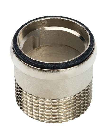 Кран шаровой STOUT полнопроходной 1" угловой со сгоном (бабочка)