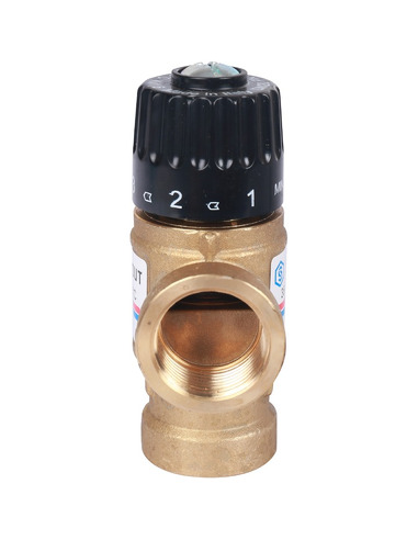 Термостатический смесительный клапан STOUT 35-60°C, 3/4" ВР, Kvs 1,6