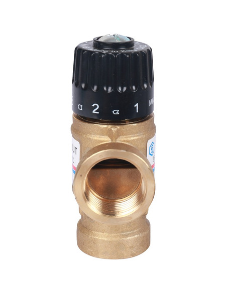 Термостатический смесительный клапан STOUT 35-60°C, 3/4" ВР, Kvs 1,6