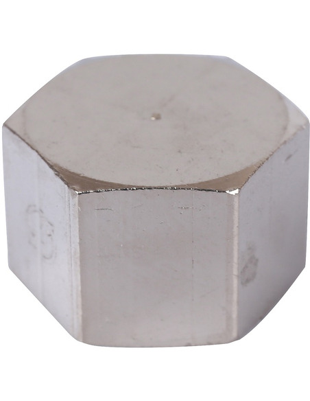 Заглушка никелированная STOUT 1/4" ВР