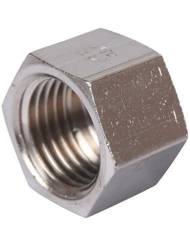 Заглушка никелированная STOUT 1/4" ВР