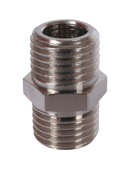 Ниппель никелированный STOUT 1/8" НР