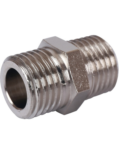 Ниппель никелированный STOUT 1/8" НР