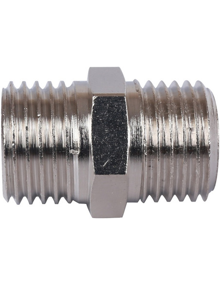 Ниппель никелированный STOUT 1/8" НР