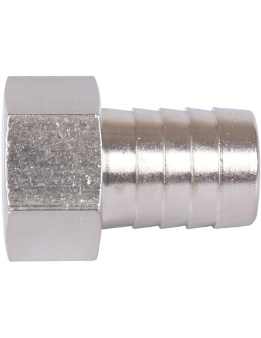 Штуцер никелированный STOUT 1/2"х16 ВР