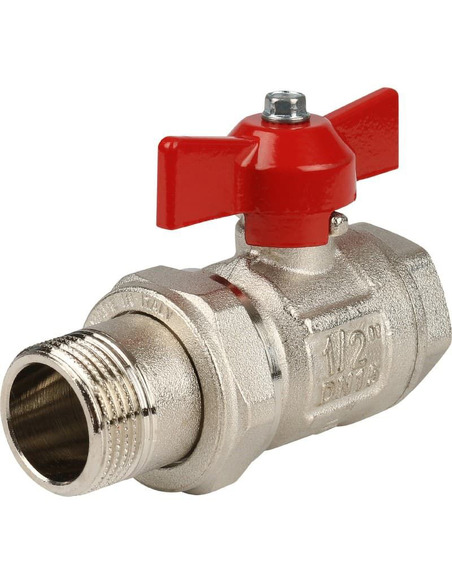 Кран шаровой ITAP IDEAL 098 1/2" со сгоном (бабочка) Кран шаровой ITAP IDEAL 098 1/2" со сгоном (бабочка)