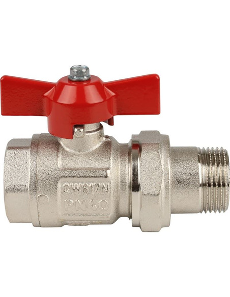 Кран шаровой ITAP IDEAL 098 1/2" со сгоном (бабочка) Кран шаровой ITAP IDEAL 098 1/2" со сгоном (бабочка)