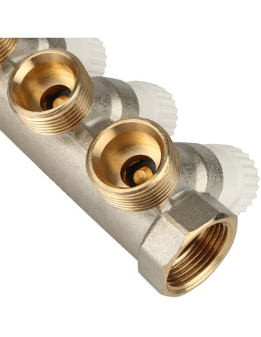 Коллектор распределительный STOUT 3/4", 4 вых. 3/4" ЕК