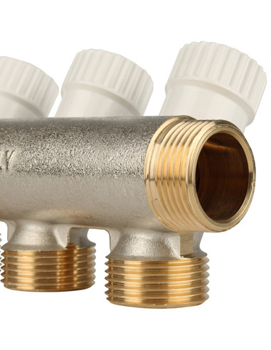 Коллектор распределительный STOUT 3/4", 4 вых. 3/4" ЕК