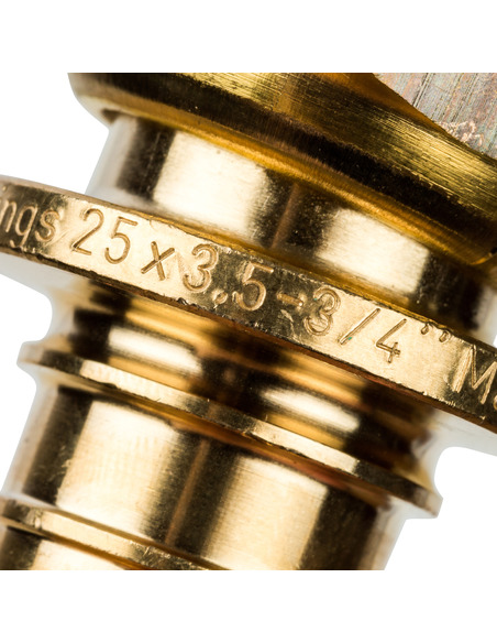 Переходник STOUT 25x3/4" ВР с накидной гайкой для труб из сшитого полиэтилена