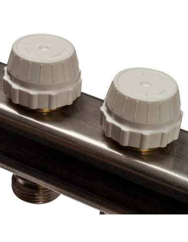 Коллектор STOUT из нержавеющей стали без расходомеров 11 вых.