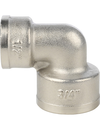 Угольник переходной никелированный STOUT 3/4"х1/2" ВР