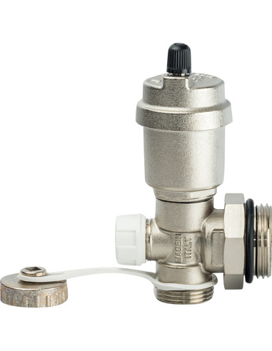 Регулируемый концевой фитинг STOUT 1" с вентилем и автоматическим воздухоотводчиком