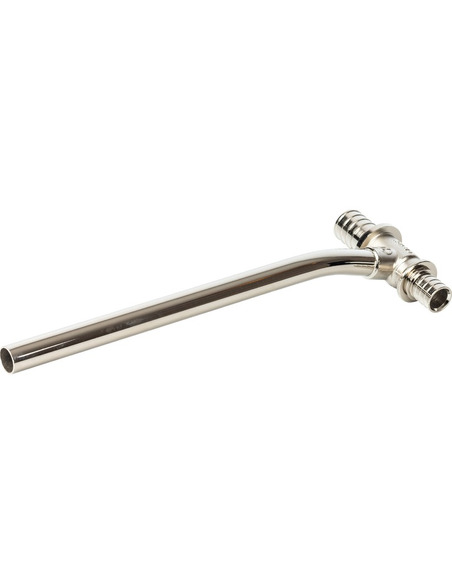 Трубка для подключения радиатора Т-образная STOUT 20/15/25 для труб из сшитого полиэтилена