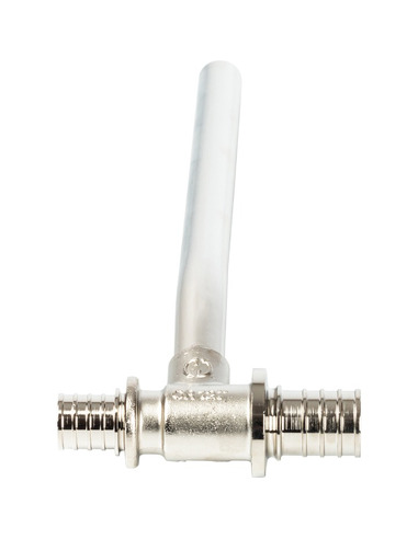 Трубка для подключения радиатора Т-образная STOUT 20/15/25 для труб из сшитого полиэтилена