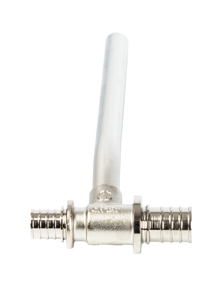 Трубка для подключения радиатора Т-образная STOUT 20/15/25 для труб из сшитого полиэтилена