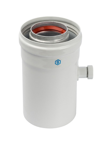 Конденсатоотводчик STOUT Ø60/100 горизонтальный