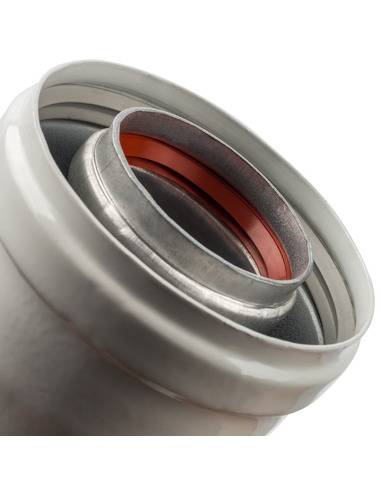 Конденсатоотводчик STOUT Ø60/100 горизонтальный