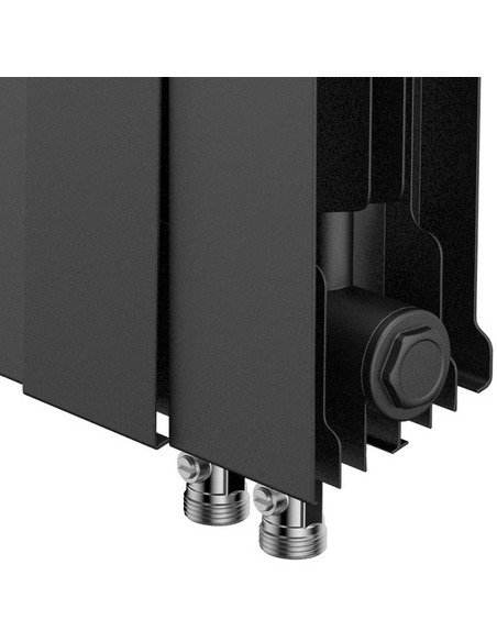 Биметаллический радиатор Royal Thermo PianoForte Noir Sable VDR 500 х12
