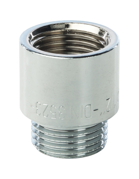 Удлинитель хромированный STOUT 1/2"х20 ВР-НР