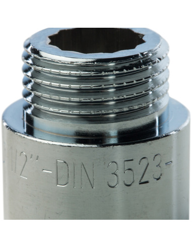 Удлинитель хромированный STOUT 1/2"х20 ВР-НР