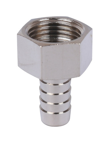 Штуцер никелированный STOUT 1/2"х12 ВР 