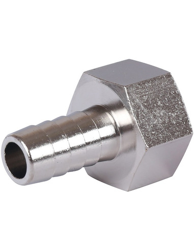 Штуцер никелированный STOUT 1/2"х12 ВР 