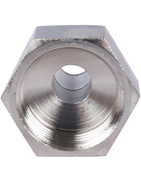 Штуцер никелированный STOUT 1/2"х12 ВР 