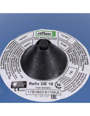 Расширительный бак Reflex Refix DE 18, 10 бар