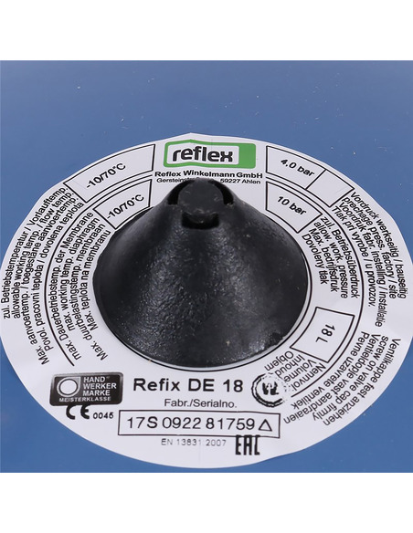 Расширительный бак Reflex Refix DE 18, 10 бар