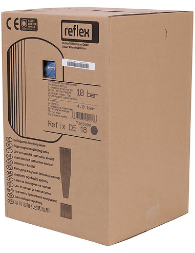 Расширительный бак Reflex Refix DE 18, 10 бар