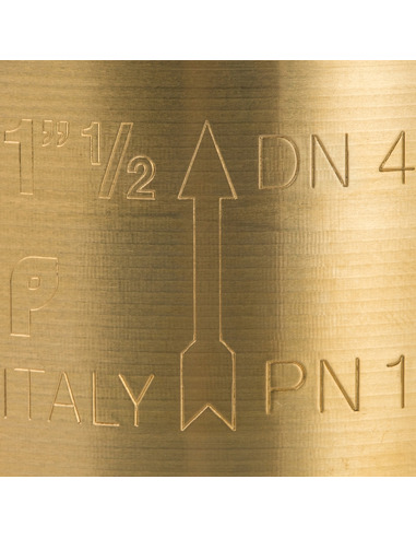 Клапан обратный STOUT 1 1/2" с пластиковым седлом