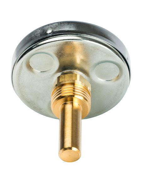 Термометр биметаллический STOUT 63 мм, 0-160ºС погружной, гильза 50 мм