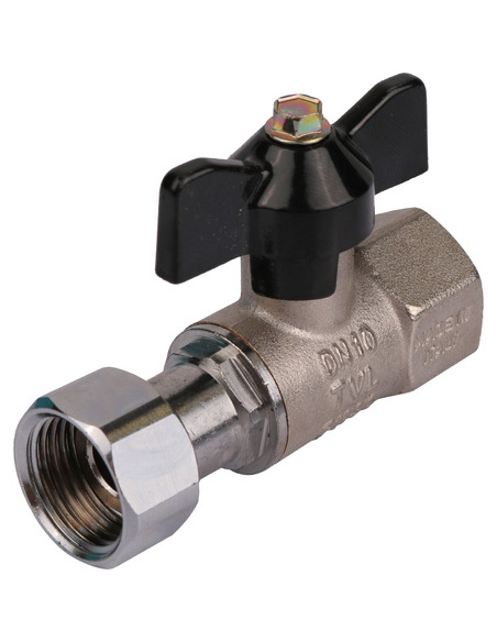 Кран шаровой STOUT 1/2"х1/2" ВР-накидная гайка (бабочка)