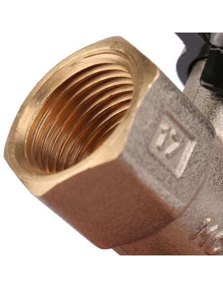 Кран шаровой STOUT 1/2"х1/2" ВР-накидная гайка (бабочка)