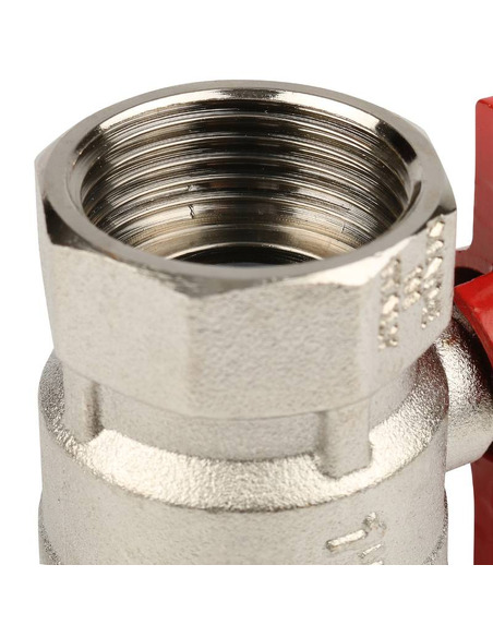 Кран шаровой STOUT стандартнопроходной 1" ВР-ВР (бабочка)