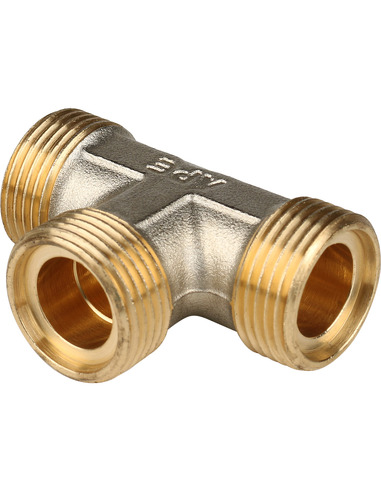 Тройник STOUT 16x16x16 для металлопластиковых труб обжим