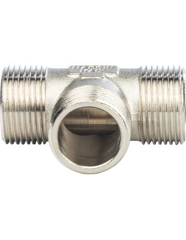 Тройник никелированный STOUT 1" НР