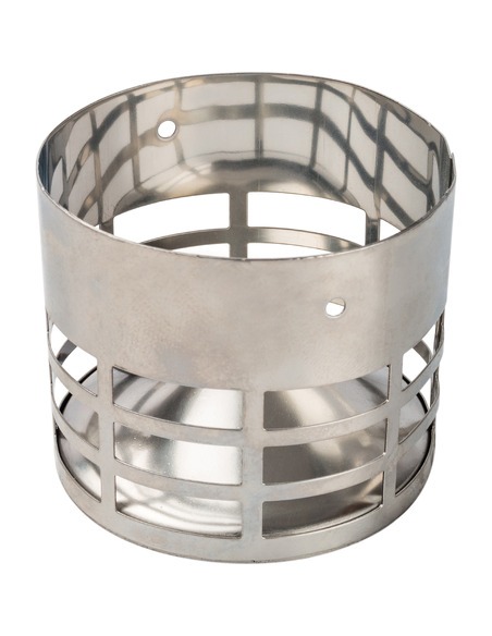 Решетка из нержавейки STOUT Ø80 для дымоотводящей трубы