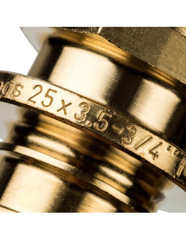 Переходник STOUT 25x3/4" НР для труб из сшитого полиэтилена