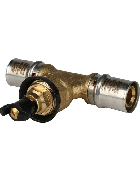 Вентиль STOUT 20х20 для металлопластиковых труб пресс