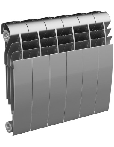 Биметаллический радиатор Royal Thermo BiLiner Silver Satin 350 х6
