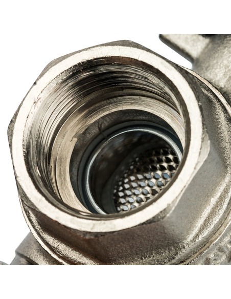 Кран шаровой STOUT 1/2" ВР-ВР с фильтром (бабочка)