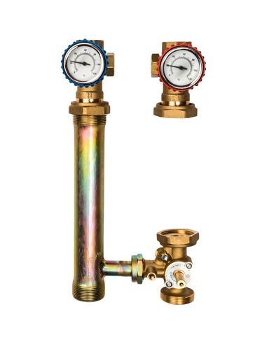 Насосная группа STOUT с приводным смесителем 1" без насоса