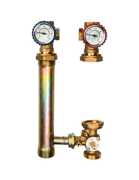 Насосная группа STOUT с приводным смесителем 1" без насоса